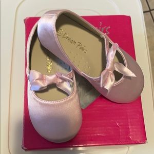 Pink flats